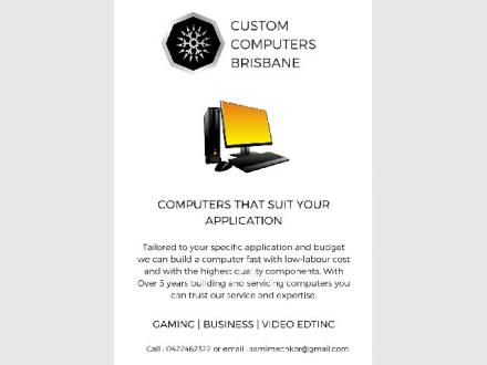 Custom Computers Brisbane Custom Computers Brisbane