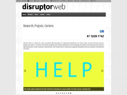 Disruptor Web