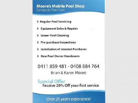 Moore's Mobile Pool Shop