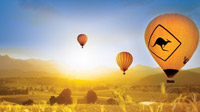 Brisbane Hot Air Ballooning Including Champagne Breakfast