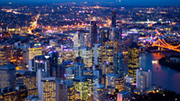 Brisbane City Twilight Scenic Flights
